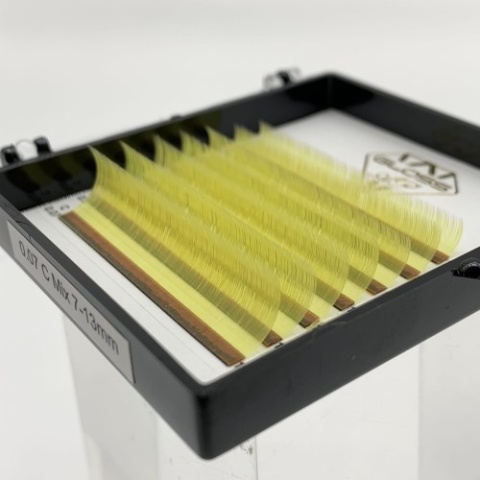 Rzęsy kolorowe Yellow GLOSS