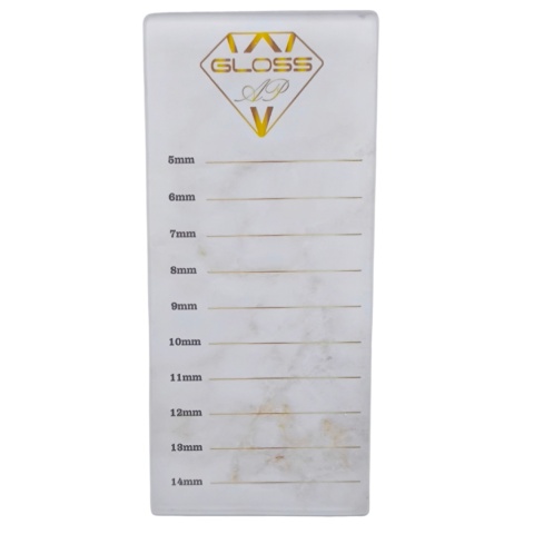 Szklany Lash Holder GLOSS – Profesjonalna podstawka do rzęs